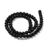Lava Beads Black Round Beads 6mm